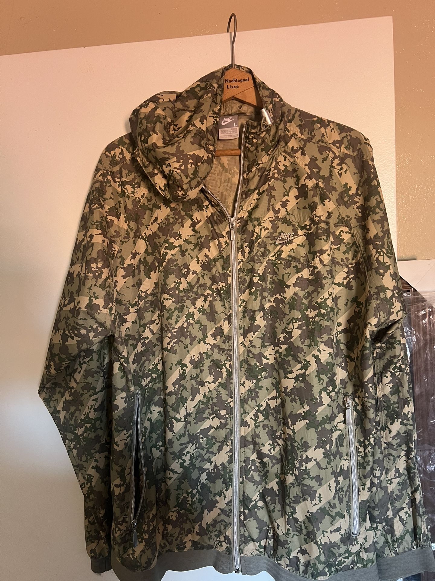 2006 Nike Windbreaker Brand New Camo And Chrome