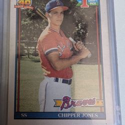1991 Topps #333 Chipper Jones RC
