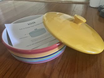 Assorted Mason Jars, Bakeware And Tortilla Plate