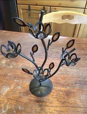 Candle holder $10. Everett Melvin Avenue/Broadway pick up area