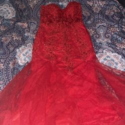 Red Elegant Dress 