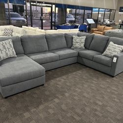 Grey Big New Sectional