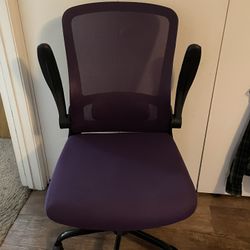 Purple Ergonomic Office Chair Like New 