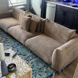 Brown Teddy Bear Couch 