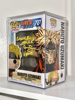 NARUTO UZUMAKI Signed Funko Pop Custom Design