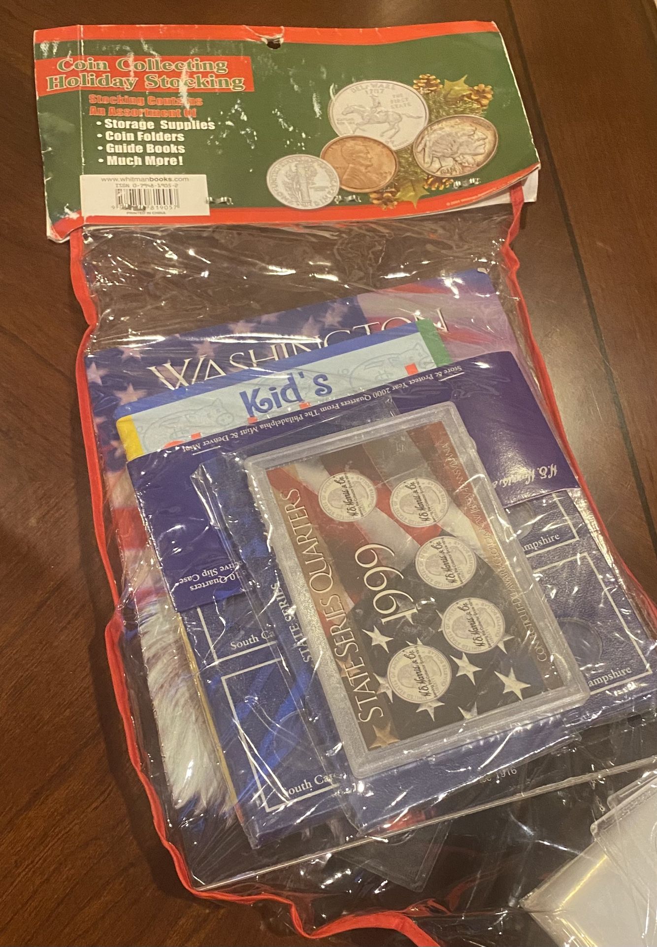 Coin Collecting Holiday Stocking