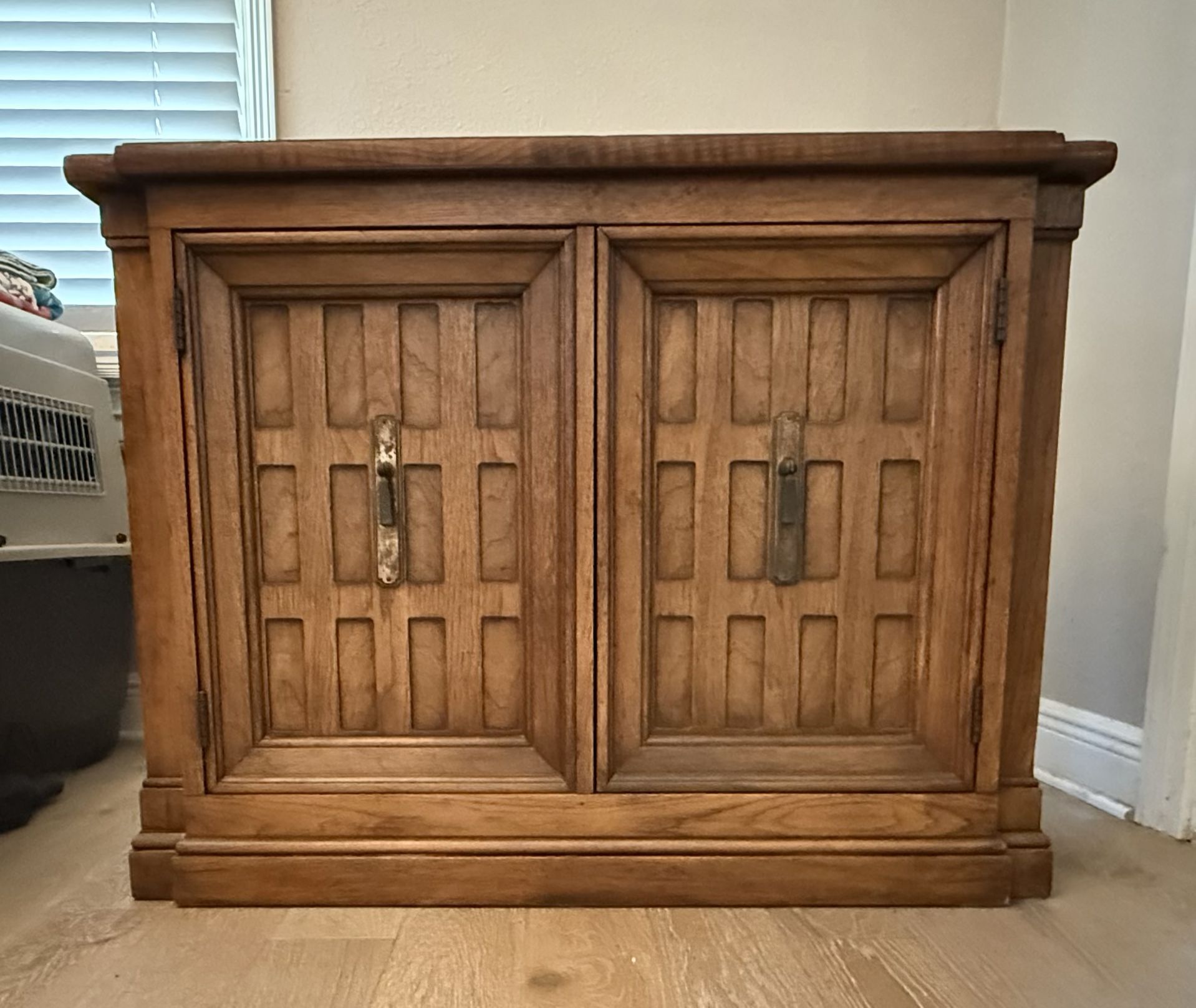 Wood cabinet 40”x13”x30”