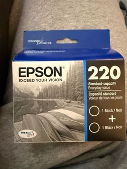 Epson 220 Black Ink Cartridges 2-Pack