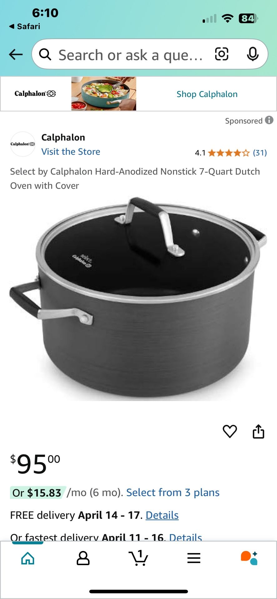 Calphalon 7QT (NEW)