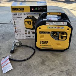 Champion Power Equipment 4500/3250-Watt Recoil Start Gasoline/Propane Powered Dual Fuel Inverter Generator with Quiet Technology and CO Shield