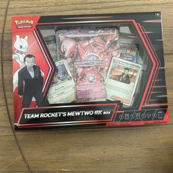 Pokemon Trading Card Games Team Rockets Mewtwo EX Box