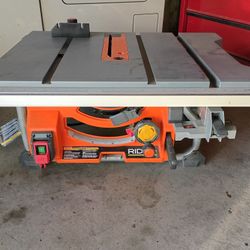 Ridgid 10" Table Saw