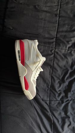 jordan 4 rm white varsity red size 10.5
