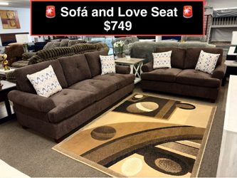 New Sofa and love seat
