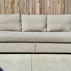 IKEA Beige Sofa Bed Delivery Available 🚚