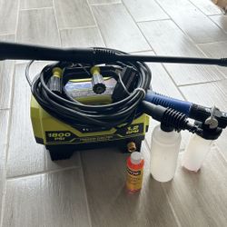 Ryobi electric pressure washer (1800 PSI)
