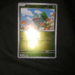 Pokémon Bulbasuar  Card