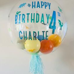 Clear Personalized Balloons 
