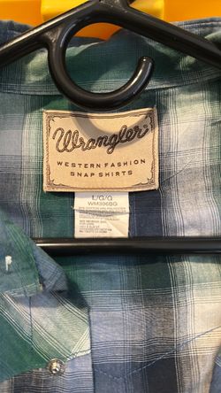 Wrangler Western Fashion Snap Shirt Large