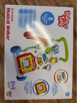 Baby time musical walker