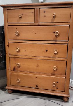 Solid Pine Chest of Drawers