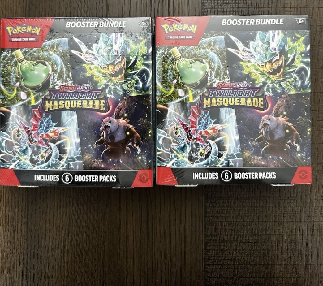 Pokemon TCG: Scarlet & Violet 6: Twilight Masquerade: Booster Bundle