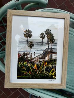 T-Street Beach, San Clemente framed print