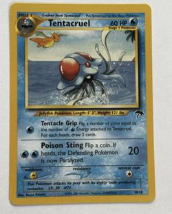 2001 Pokemon Tentacruel 10/18 Southern Islands English Promo