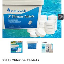 25LB Chlorine Tablets 