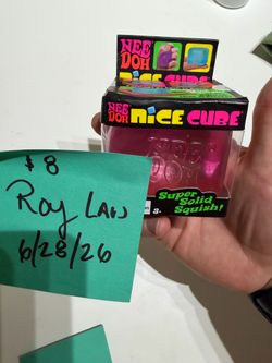 Needoh - Nice Cube Pink $8