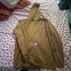Carhartt Logo Sleeve Pullover Hoodie