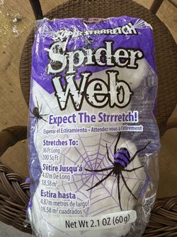 2bags of spider webs