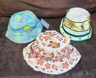 Mickey, Stitch and Moana hats