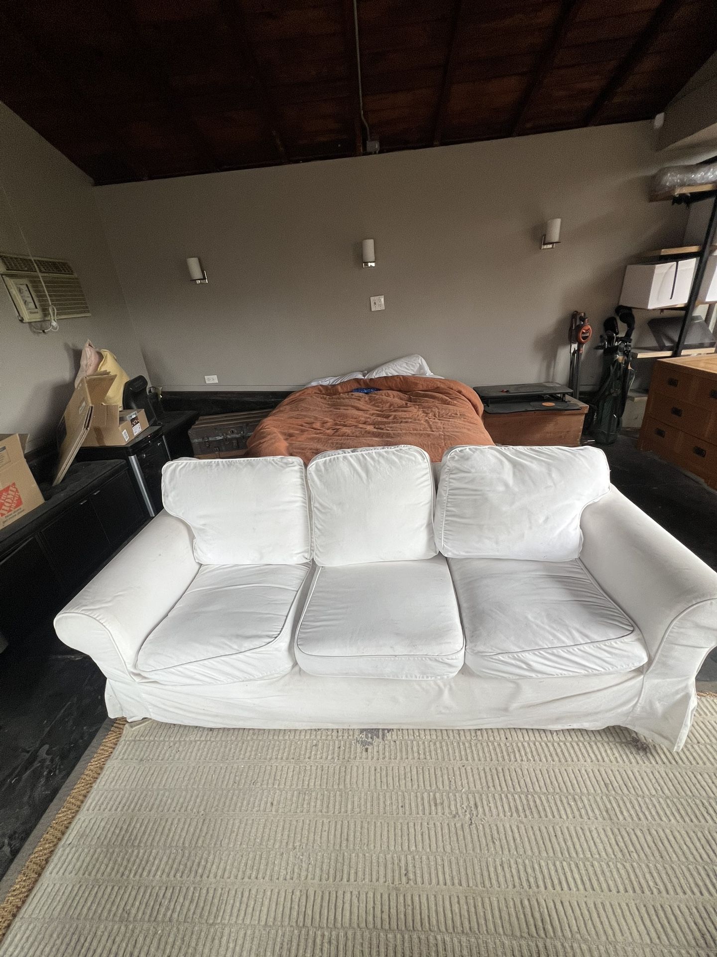 White couch