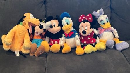 Disney Character Plush Stuffed Animal Set of 6
