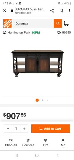 58" FARM HOUSE CABINET