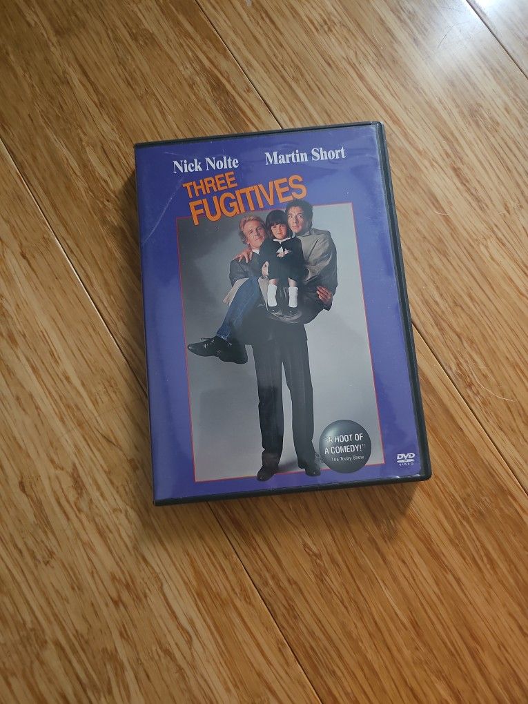 THREE FUGITIVES (DVD, 1989)