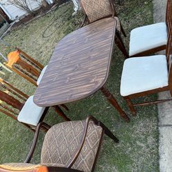 Dining room table and chairs