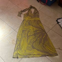 Banana Republic Halter Maxi Dress Size 14