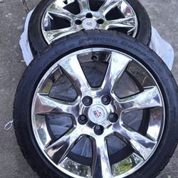 CADILLAC TIRES & RIMS BRAND NEW 