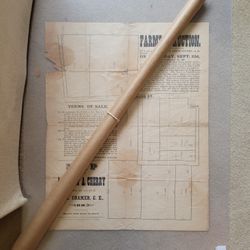 1882 Saratoga land sale