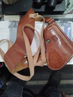 Vintage Leather S&W Shoulder Holster 