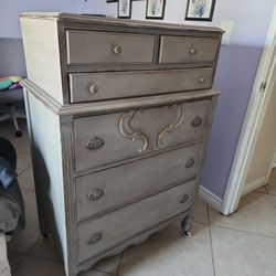 Antique Dresser Is Been Painted
