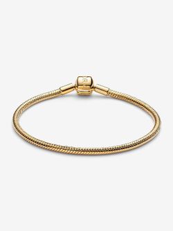 Pandora Barrel Clasp Snake Chain Bracelet
14k gold plating