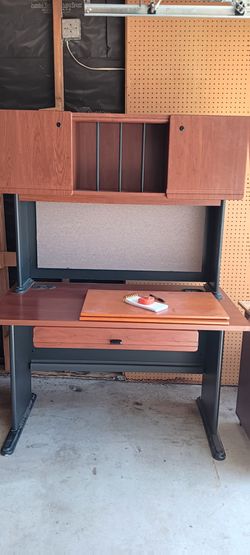 Computer Desk Hutch with locks
