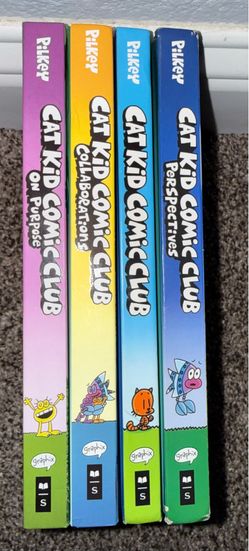 Set of Cat Kid Comic Club Books
