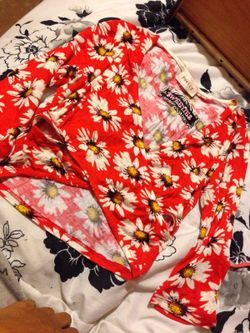 Flowery crop top