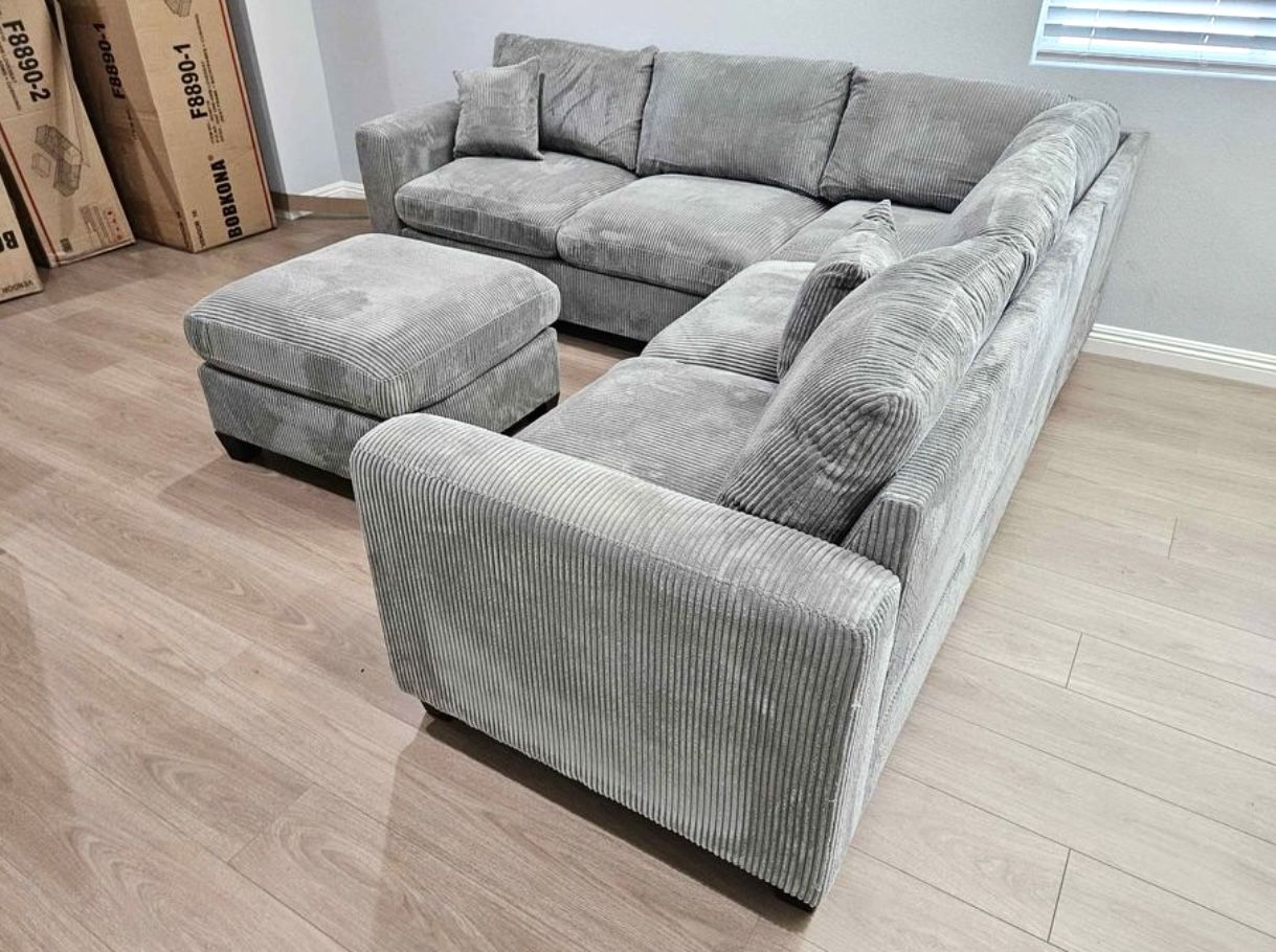 New Grey Sectional