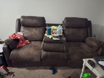 Old canary furniture couch