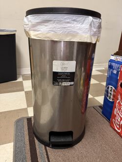 Stainless Steel Steel Trashcan